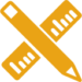 ruler-and-pencil-cross